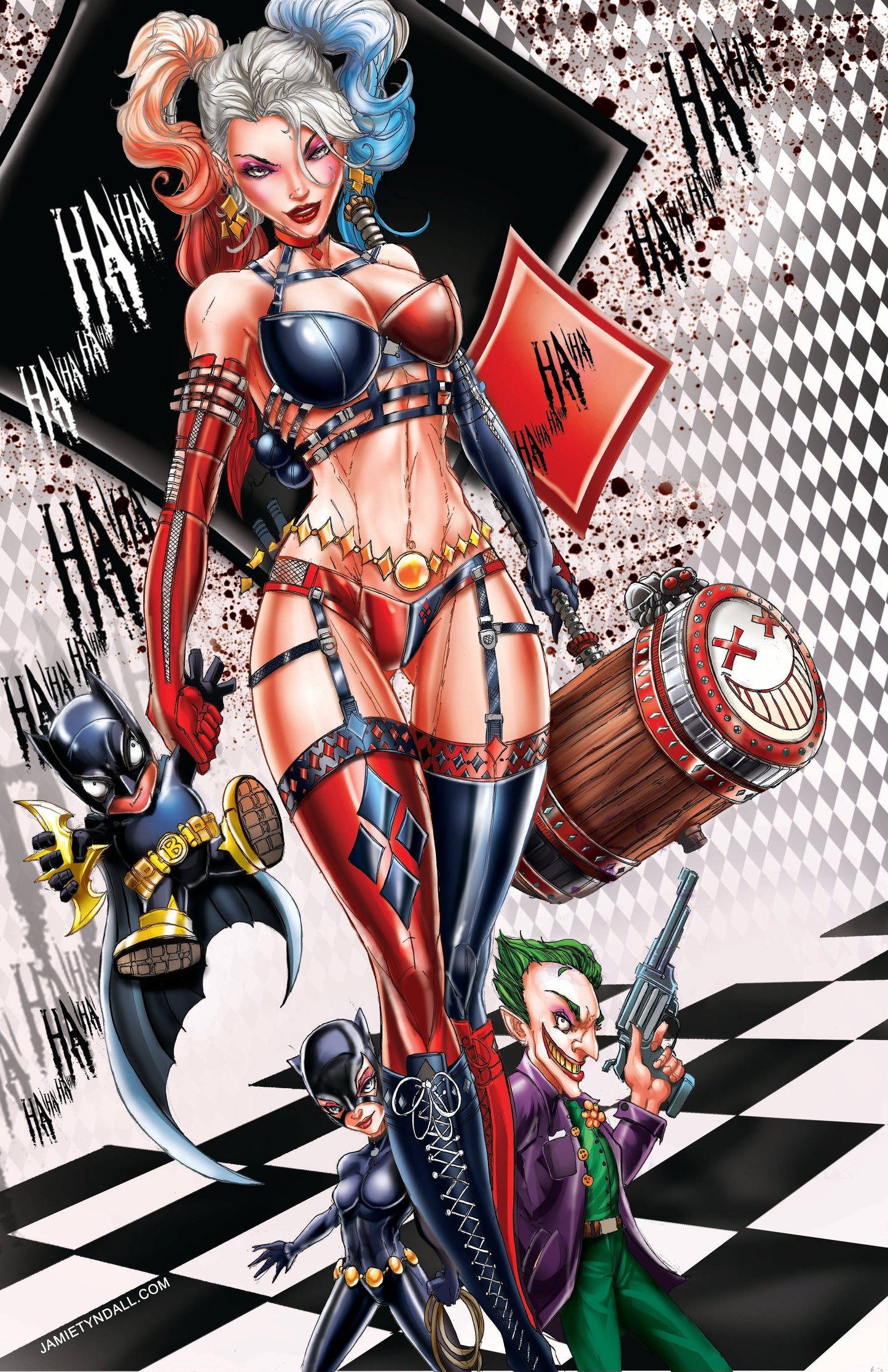 Harley Jester Shorts Print