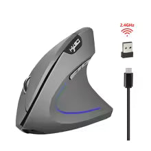 HXSJ Wireless Mouse Vertical Mice Ergonomic Rechargeable
