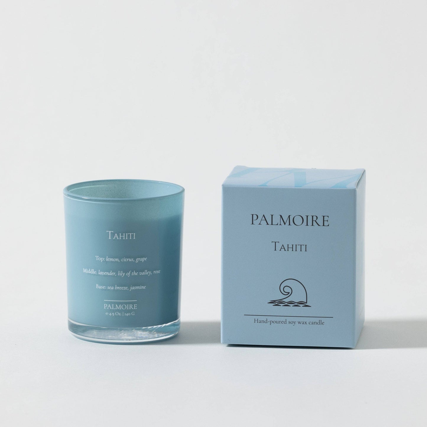 Tahiti Soy Wax Candle [lavender/lemon/jasmine]: Standard 4.9 oz/ 140 g