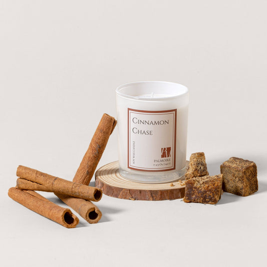 Cinnamon Chase Soy Wax Candle 4.9 Oz [coconut]