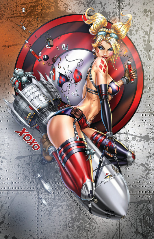 Harley Bombs Away Naughty Print
