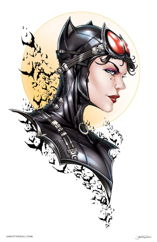 Catwoman Bust Print