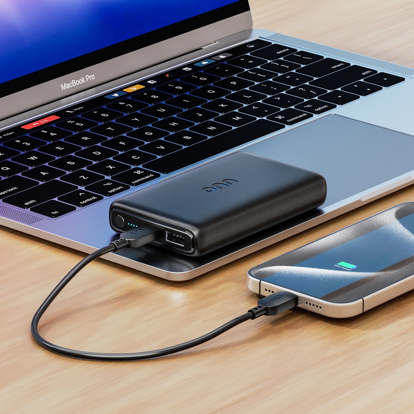 Onn Juice 10000 mAh Portable Battery Pack, Black
