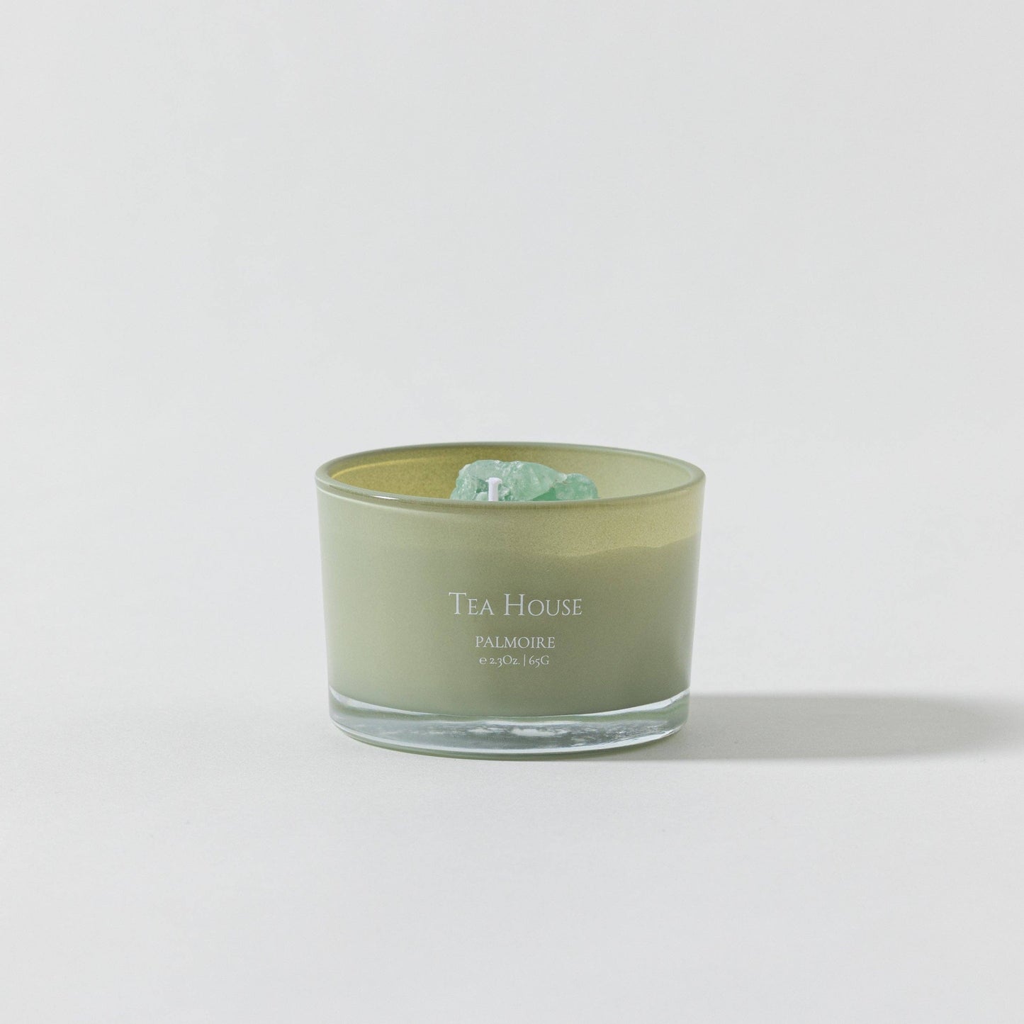 Tea House Soy Wax Candle [tea/jasmine/lemon]: Standard 4.9 oz/ 140 g