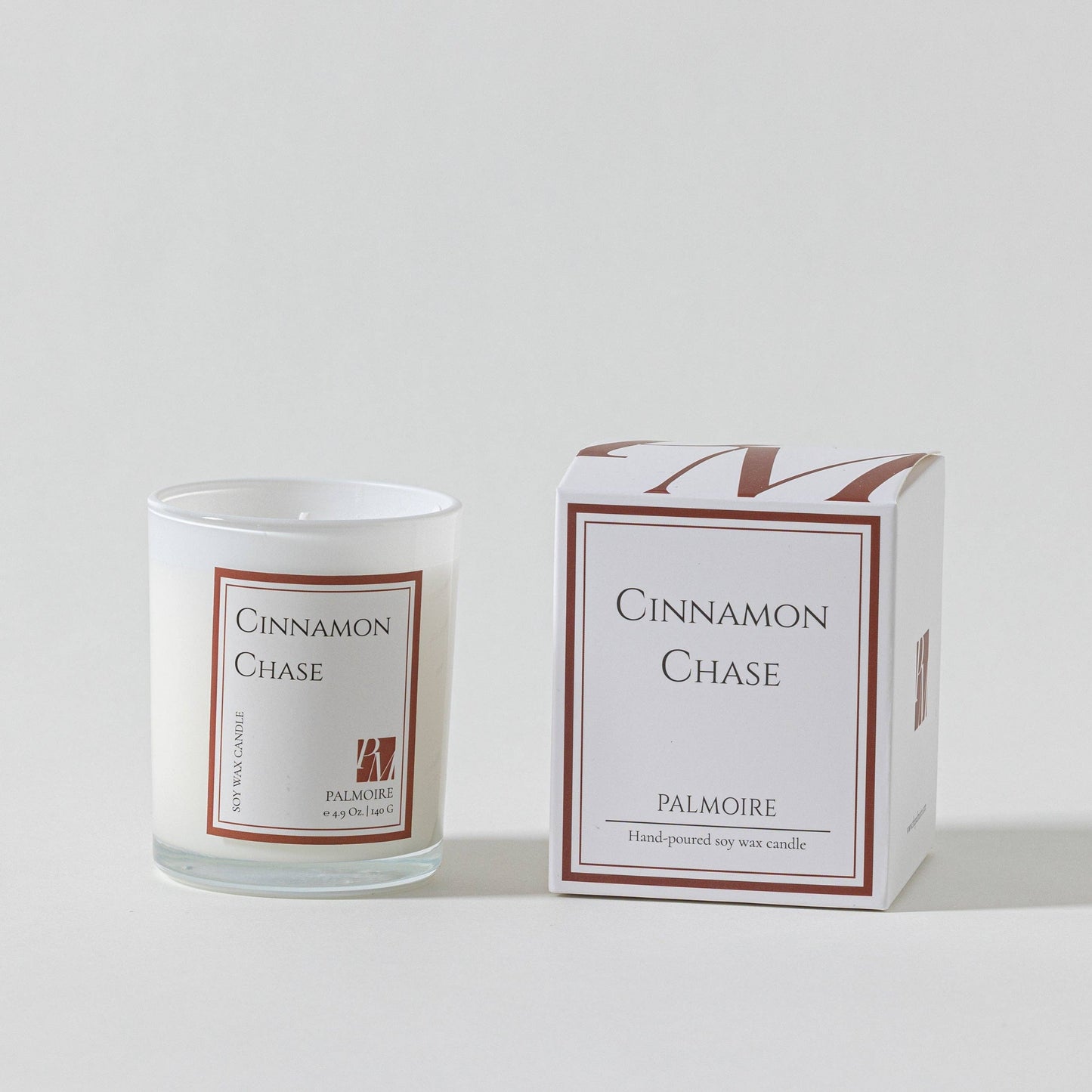 Cinnamon Chase Soy Wax Candle 4.9 Oz [coconut]