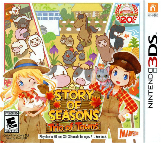Story Of Seasons Trio Of Towns (Nintendo 3DS)