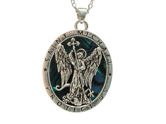 Necklace, St. Michael Protect Us
