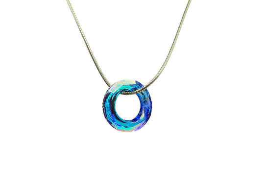 Multifaceted Crystal Necklace