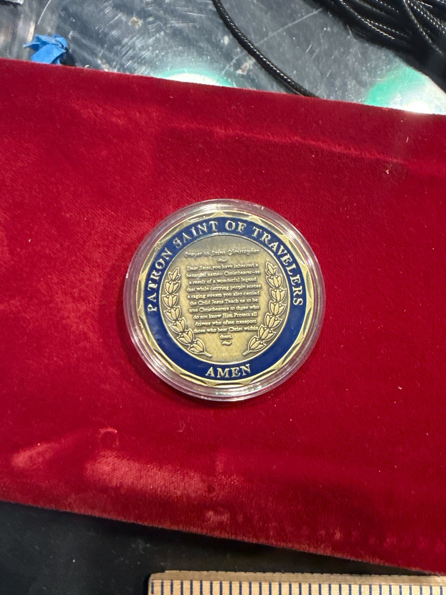 St. Christopher Protect Us Coin