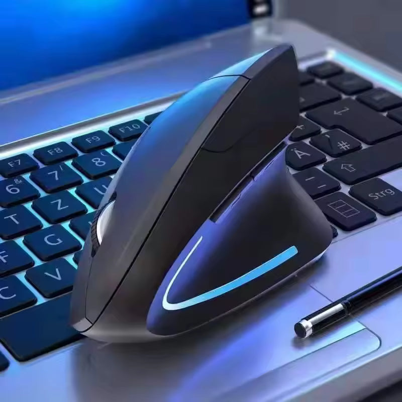 HOMEFISH Vertical Mouse Ergonomic 2.4GHz Wireless Optical Mouse