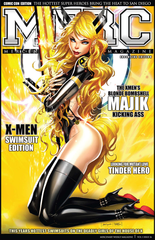 Magik Kneeling Merc Print