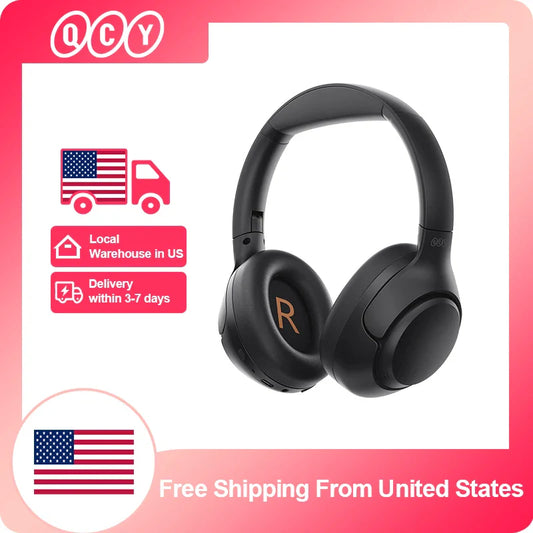 QCY H3 ANC Wireless Headphones – Hi-Res Over-Ear Bluetooth 5.4
