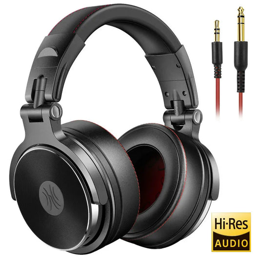 OneOdio Studio Pro 50 Wired Headphones – DJ Hi-Fi Over-Ear with Mic