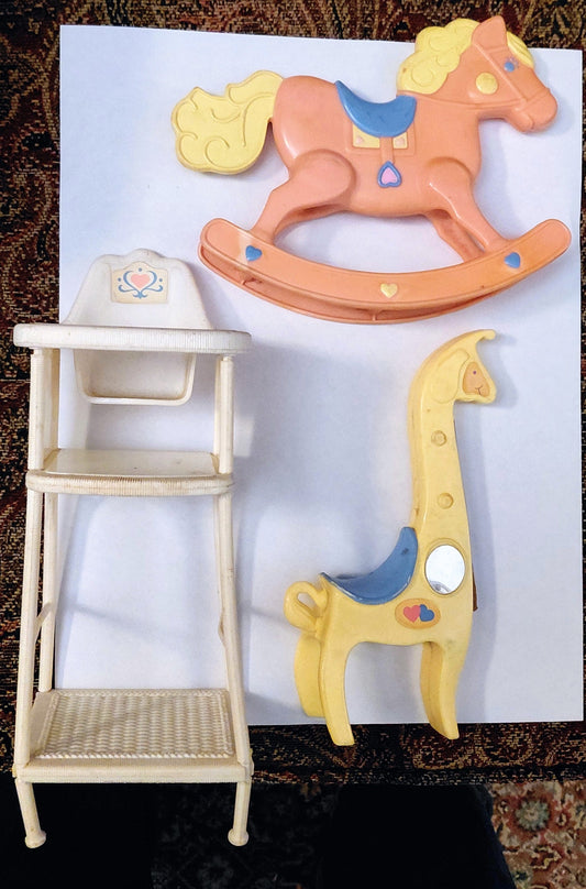 Heart Family Kids Nursery Furniture Set (Partial)