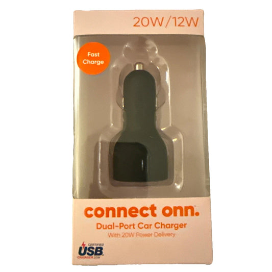 Connect On. 20w/12w Dual-port Charger