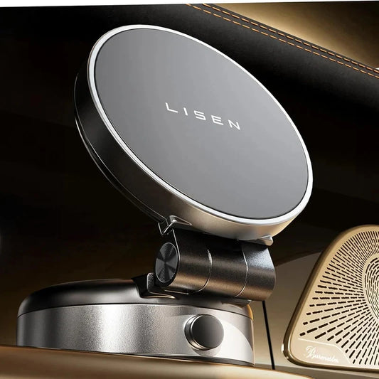 LISEN Electric Suction Cup Phone Mount – MagSafe Compatible iPhones