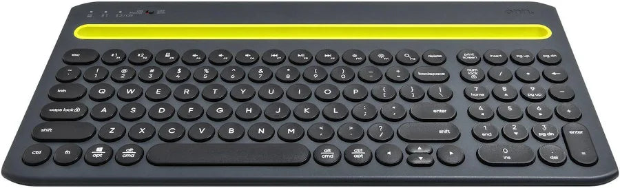 Onn Surf Multi Device Wireless Full Size Keyboard and 3-Button Mouse